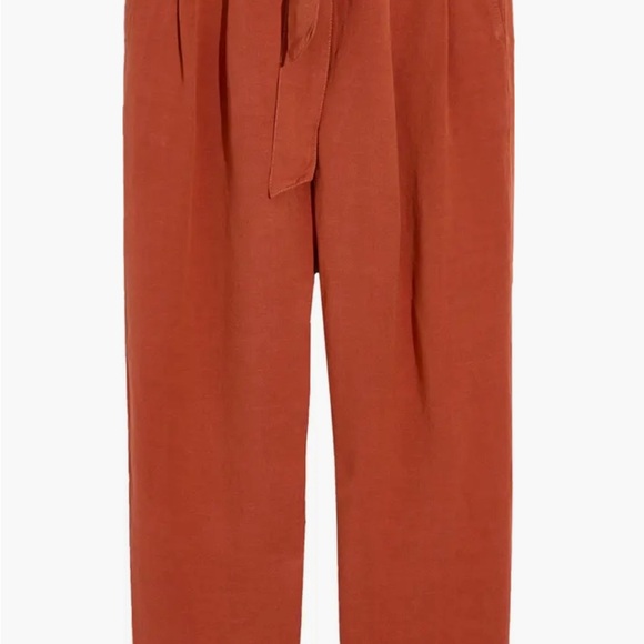 Linen paper bag pants - Picture 5 of 6